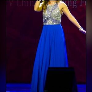 Terani Couture Beaded Evening Dress